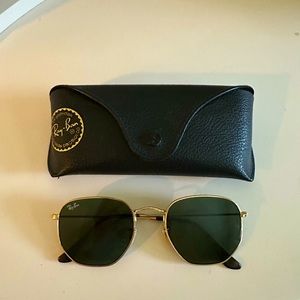 Ray Bans hexagonal flat lenses